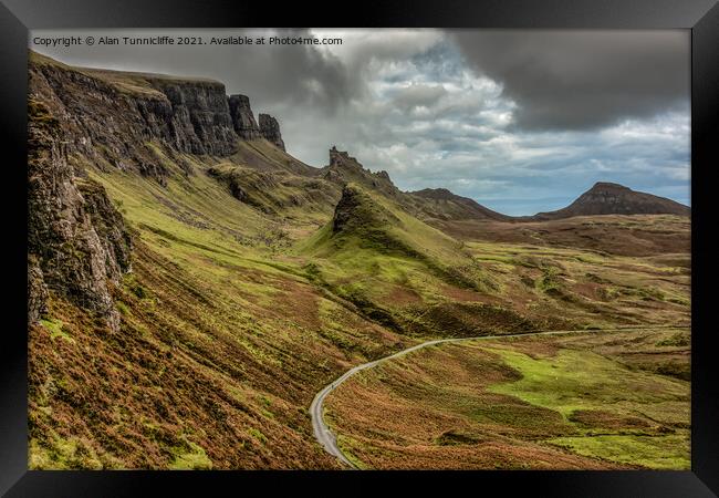 Quiraing Framed Print by Alan Tunnicliffe