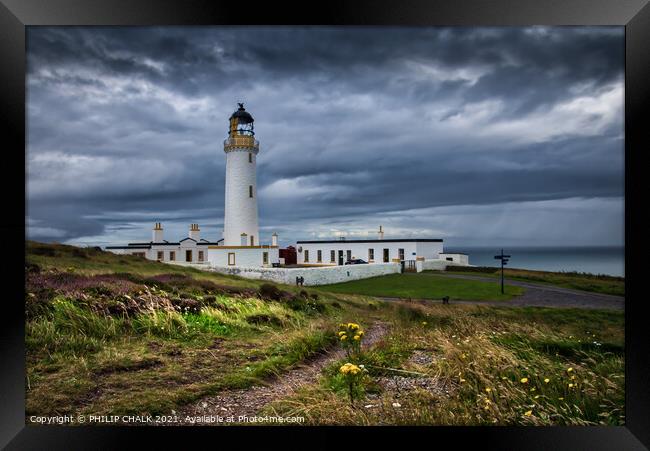 Mull of Galloway Lighthouse Scotland 95 Framed Print by PHILIP CHALK