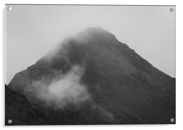 Glen Etive: Portrait Two Acrylic by Samuel Kerr