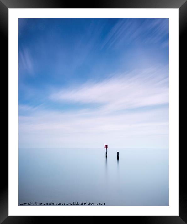 High Tide Framed Mounted Print by Tony Gaskins