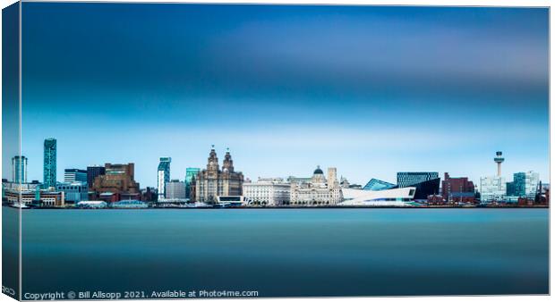 Liverpool waterfront Canvas Print by Bill Allsopp