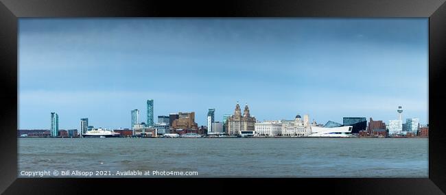 Waterfront panorama. Framed Print by Bill Allsopp