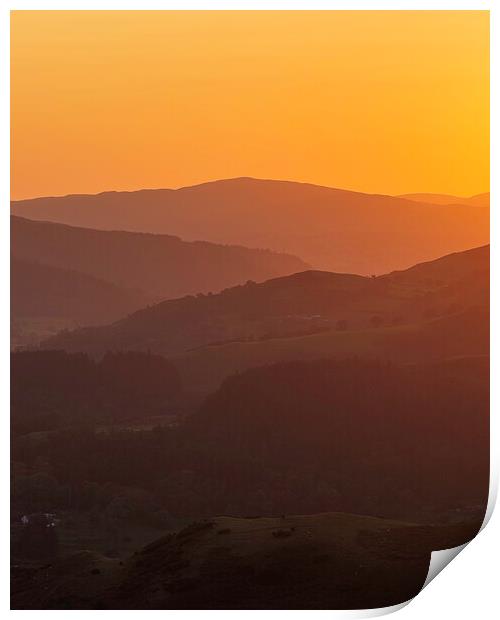 Panorama Walk sunset  Print by Martin Noakes