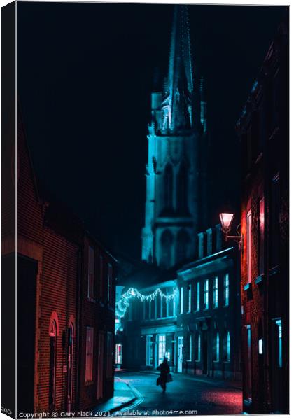 Louth In Lincolnshire Street scene Canvas Print by That Foto
