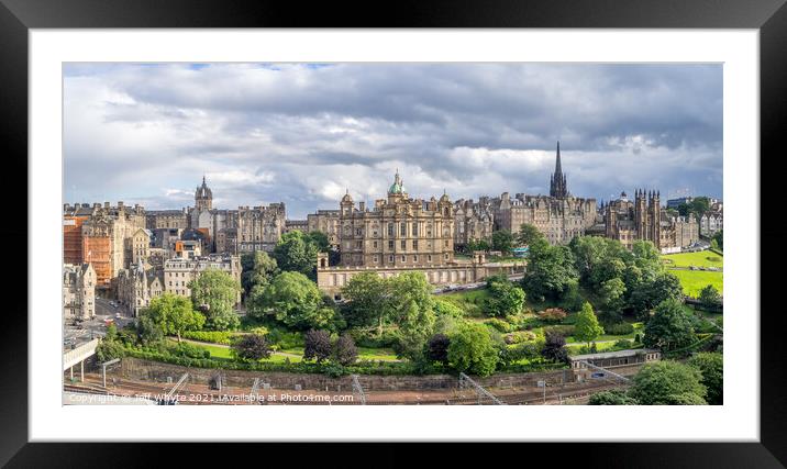 Old Town, Edinburgh Framed Mounted Print by Jeff Whyte