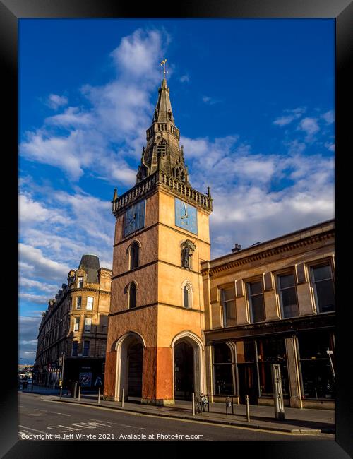 Tron Theatre and Steeple, Glasgow Framed Print by Jeff Whyte
