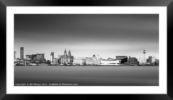 Liverpool waterfront. Framed Mounted Print by Bill Allsopp