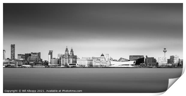 Liverpool waterfront. Print by Bill Allsopp