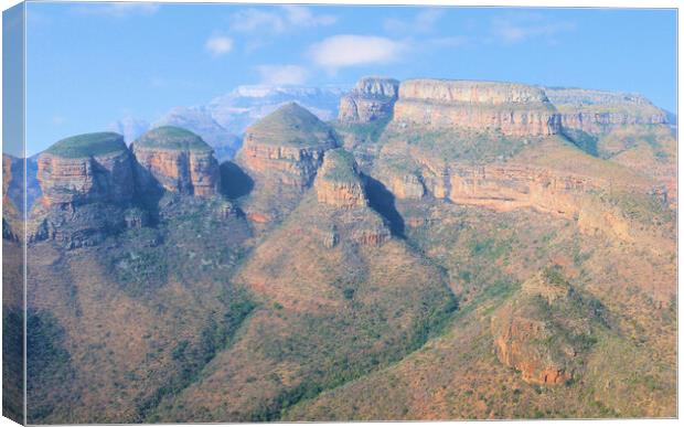 Blyde River Canyon, South Africa Canvas Print by Mervyn Tyndall