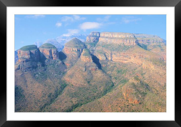 Blyde River Canyon, South Africa Framed Mounted Print by Mervyn Tyndall