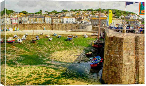 Mousehole An Illusion Canvas Print by Peter F Hunt