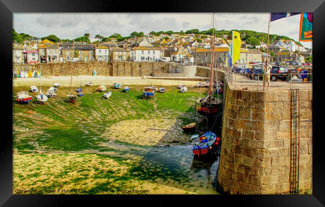 Mousehole An Illusion Framed Print by Peter F Hunt