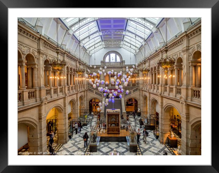 Kelvingrove Art Gallery and Museum Framed Mounted Print by Jeff Whyte
