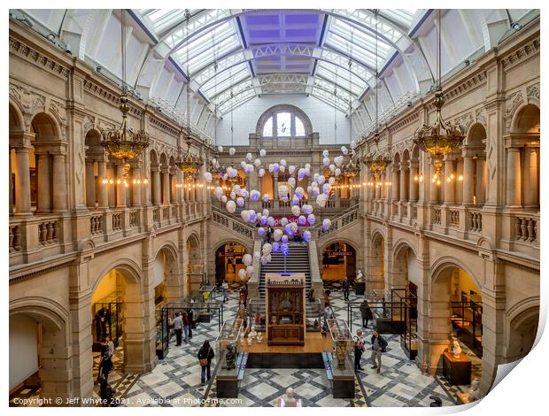 Kelvingrove Art Gallery and Museum Print by Jeff Whyte