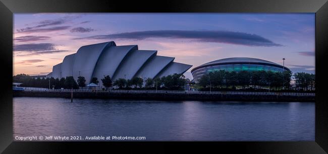 SEC Armadillo and SEE Hydro in Glasgow Framed Print by Jeff Whyte
