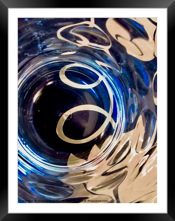 Swirls Framed Mounted Print by Stephanie Moore