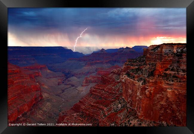 Grand Canyon, Arizona, USA Framed Print by Geraint Tellem ARPS