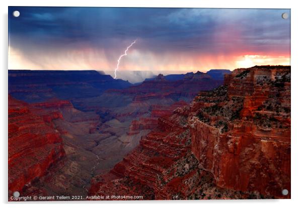 Grand Canyon, Arizona, USA Acrylic by Geraint Tellem ARPS