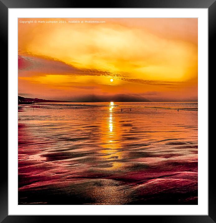 Alternative sunrise  Framed Mounted Print by Mark Lumpkin