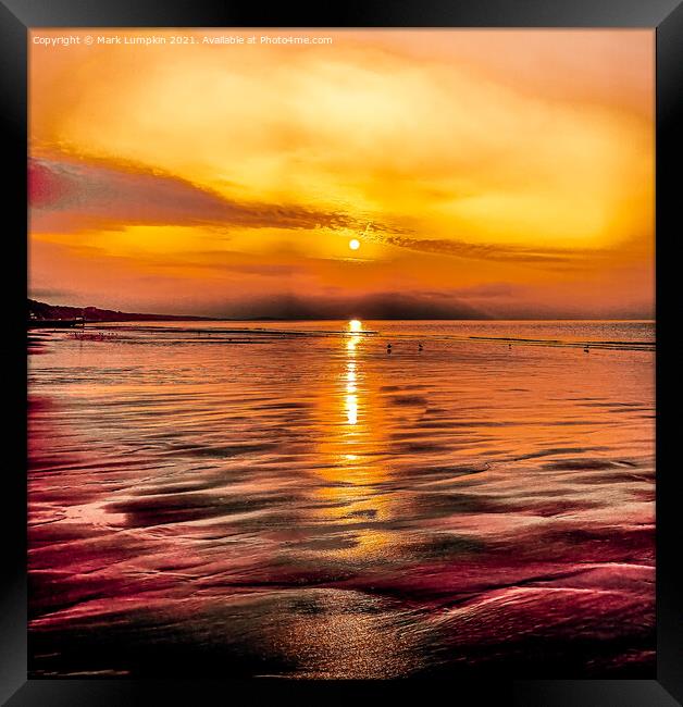 Alternative sunrise  Framed Print by Mark Lumpkin