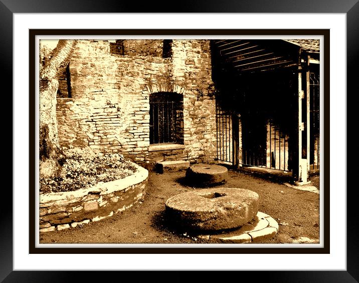 Old Snuff Mills Bristol. Framed Mounted Print by Heather Goodwin