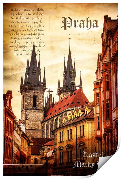 Praha, Czech Republic. Print by Sergey Fedoskin