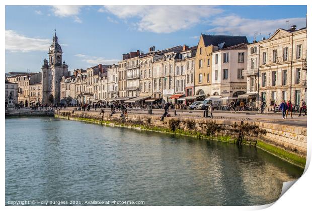 La Rochelle France French Print by Holly Burgess