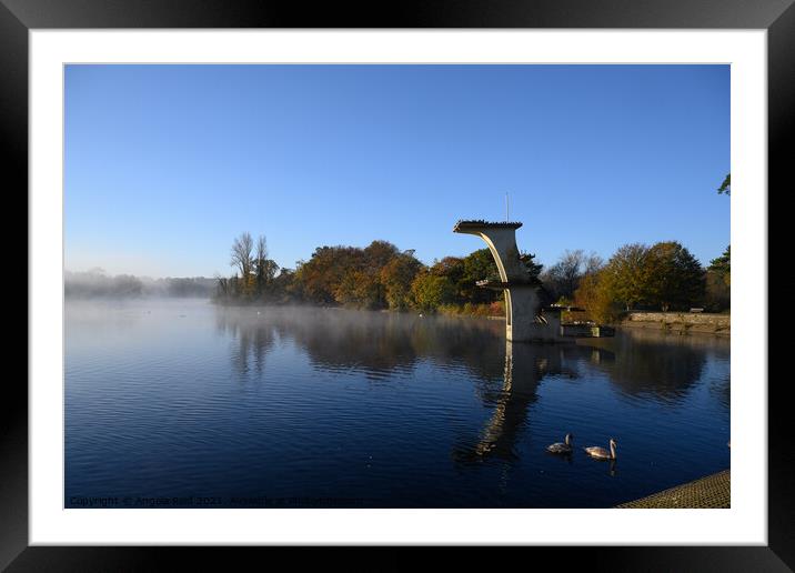 Blue Coate Water Framed Mounted Print by Reidy's Photos