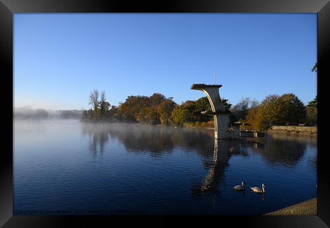 Blue Coate Water Framed Print by Reidy's Photos