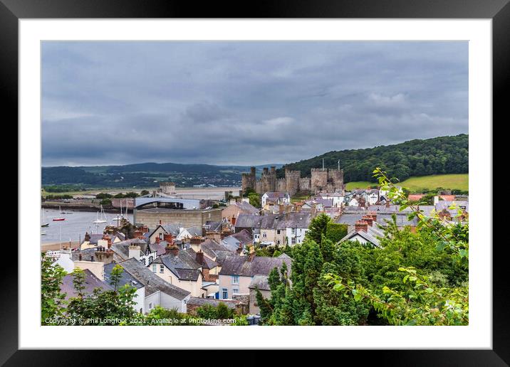 Conway North Wales  Framed Mounted Print by Phil Longfoot