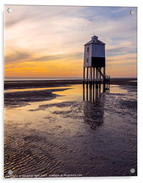 Lighthouse Reflection   Acrylic by Jonathan Bird