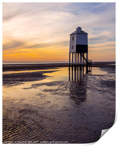 Lighthouse Reflection   Print by Jonathan Bird