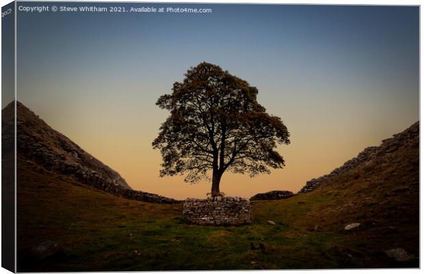 Twilight at the gap. Canvas Print by Steve Whitham
