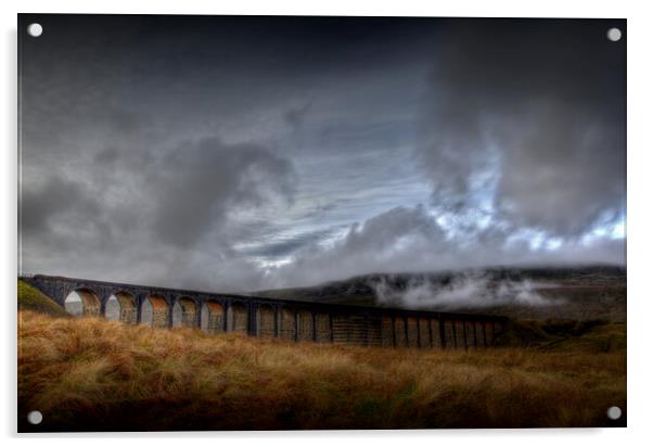 Ribblehead Viaduct Acrylic by john joyce