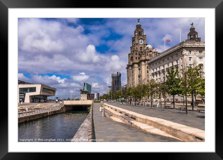 Pier Head Liverpool  Framed Mounted Print by Phil Longfoot