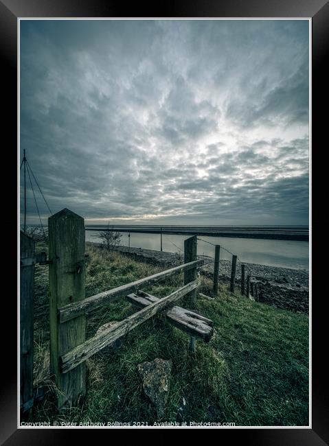 A Cold Cloudy Start Framed Print by Peter Anthony Rollings