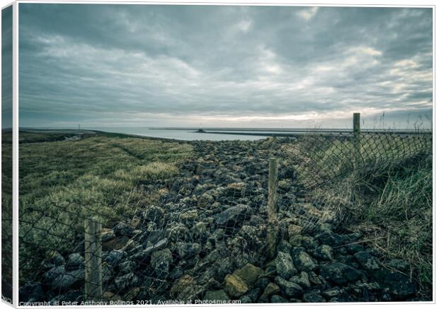 Witham's End Canvas Print by Peter Anthony Rollings