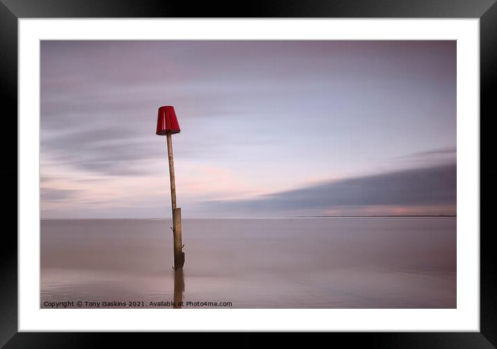 Tranquil Tide, Lincolnshire Framed Mounted Print by Tony Gaskins
