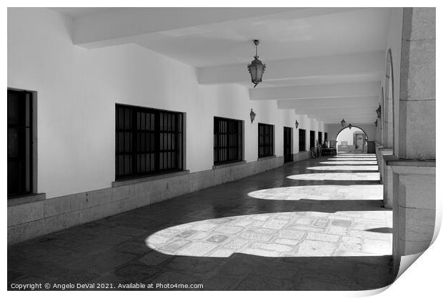 Arches of Tavira Print by Angelo DeVal