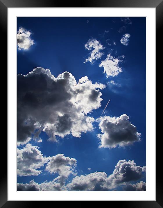 Summer Sky Framed Mounted Print by Paul Appleby