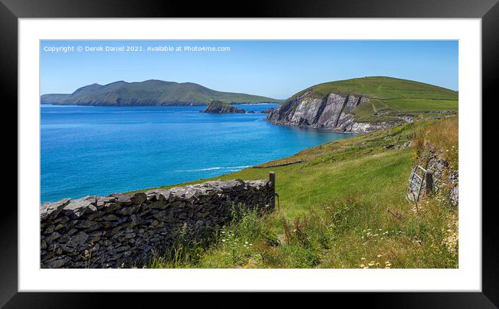 Dunmore Head, Dingle Peninsula, Ireland Framed Mounted Print by Derek Daniel