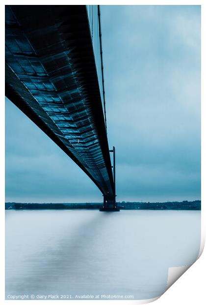 Humber bridge from the north bank Print by That Foto