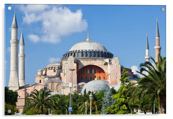 Hagia Sophia in Istanbul Acrylic by Artur Bogacki