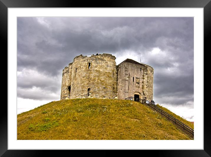 Clifford's Tower York Framed Mounted Print by Trevor Kersley RIP
