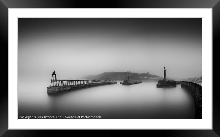 Whitby North Yorkshire Framed Mounted Print by Rick Bowden