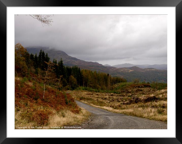 Snowdonia National Park, Framed Mounted Print by Nik Taylor