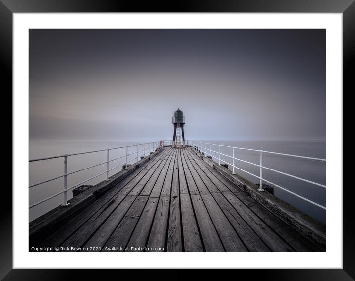 Endless Sea Of Tranquility Framed Mounted Print by Rick Bowden