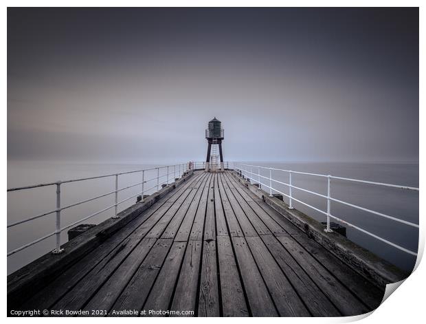 Endless Sea Of Tranquility Print by Rick Bowden