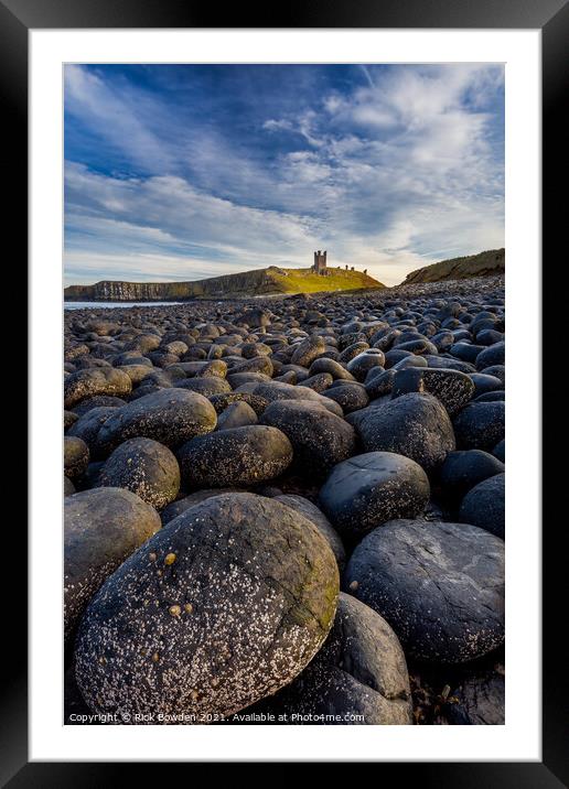 Dunstanburgh  Castle  Northumberland Framed Mounted Print by Rick Bowden
