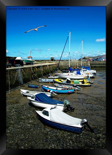 The beautiful harbour of Aberaeron Framed Print by Frank Irwin